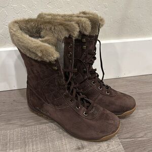 HELLY HANSEN | Women’s Eir 4 Women's Brown Suede Lace Up Waterproof Wint…